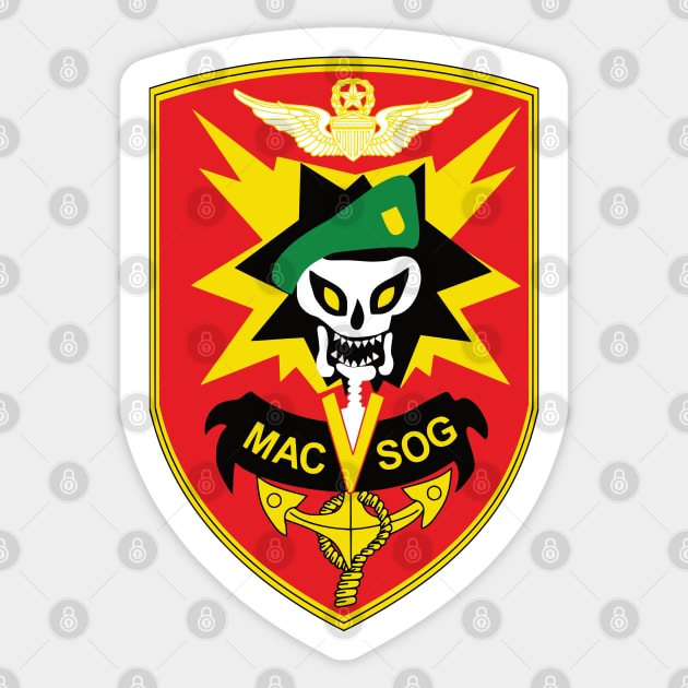 MAC V SOG Special Forces Patch Sticker by Beltschazar